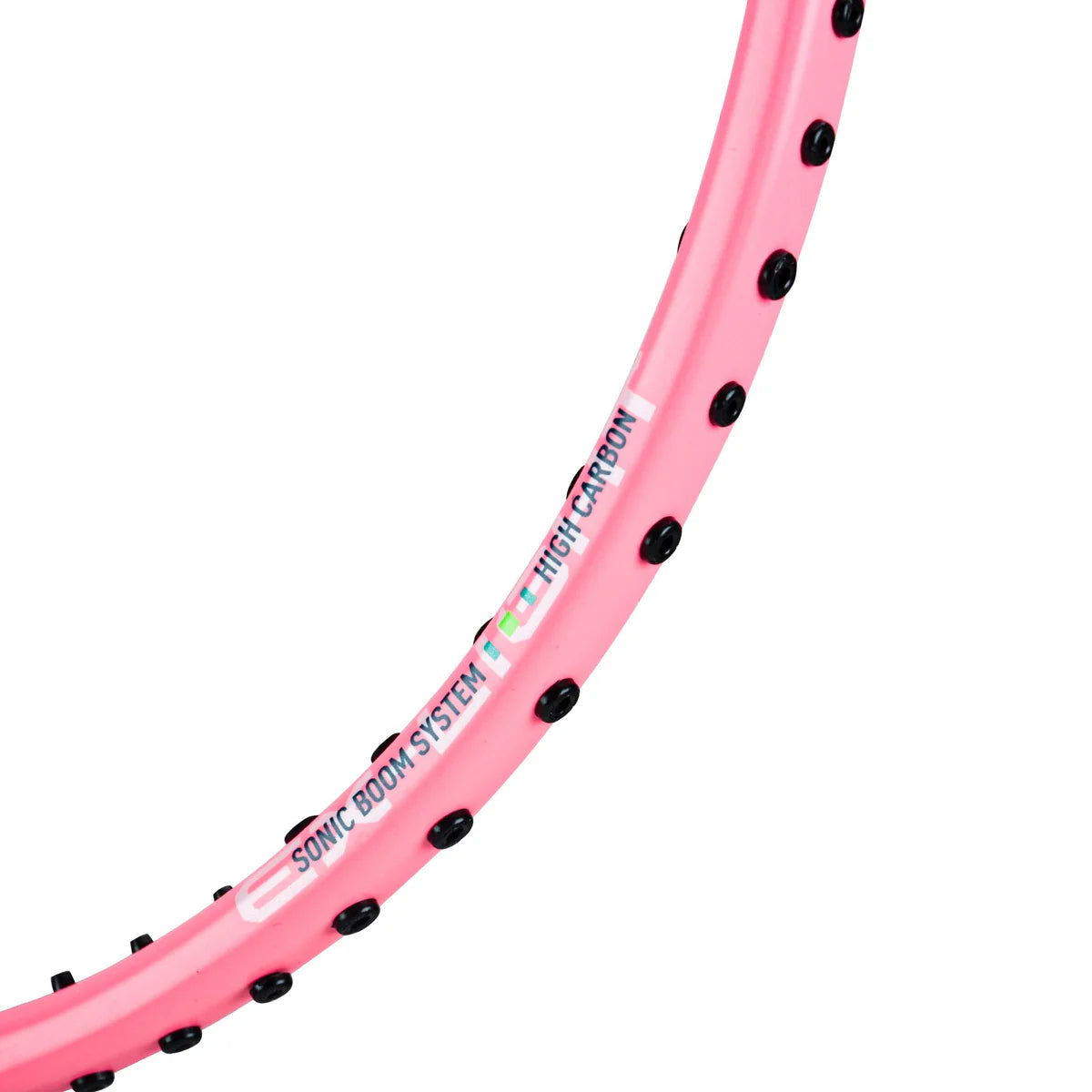 Li-Ning Axforce 30 Neon Pink Badminton Racket Unstrung by Li-Ning - in-use view - TopCricketStore