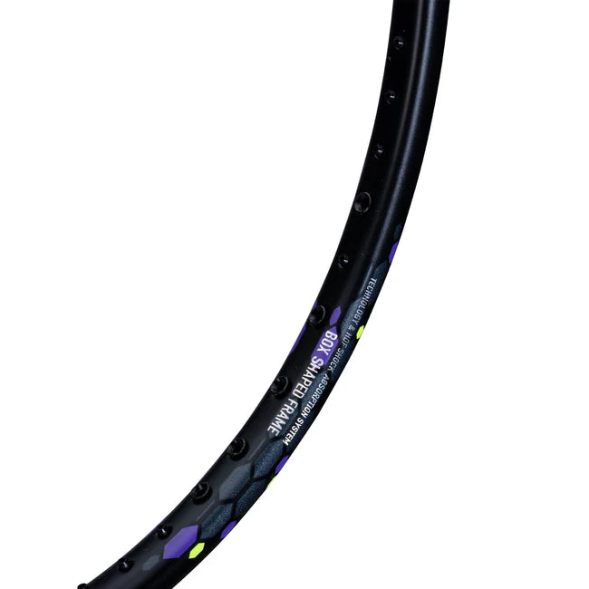 Li-Ning Axforce 40 Black Badminton Racket Unstrung by Li-Ning - close-up detail - TopCricketStore