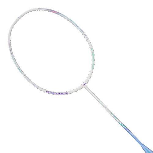 Li-Ning Axforce 80 5U White / Light Purple Badminton Racket Unstrung
