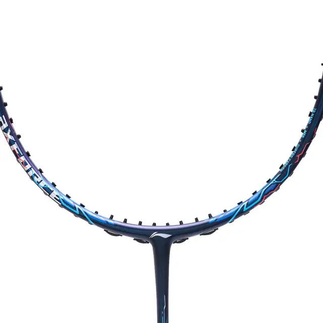 Li-Ning Axforce 90 Dragon Max Navy Blue Badminton Racket Unstrung by Li-Ning - back view - TopCricketStore