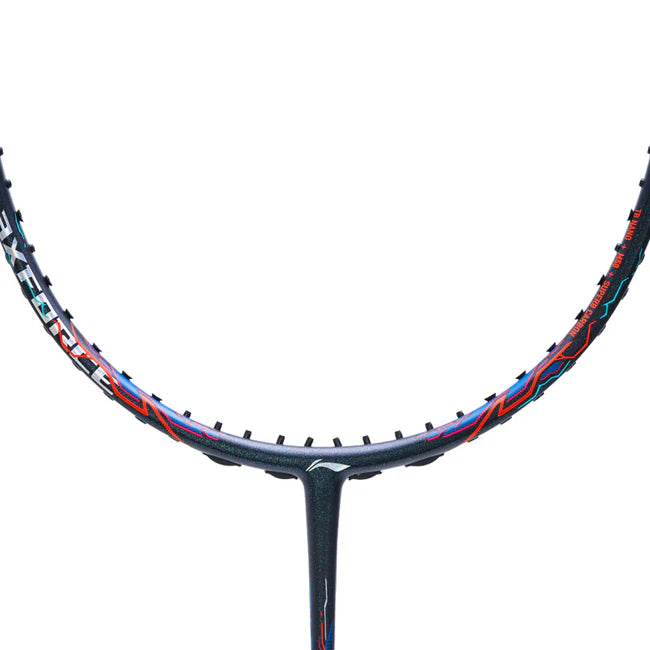 Li-Ning Axforce 90 Tiger Max Red Badminton Racket Unstrung by Li-Ning - back view - TopCricketStore