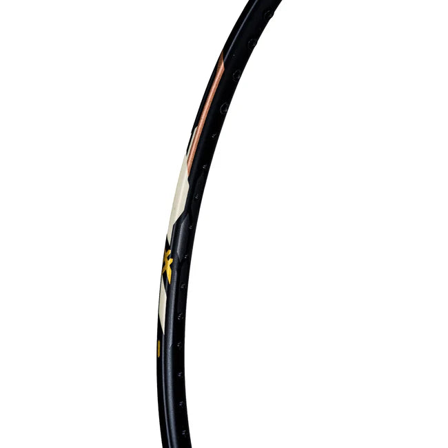 Li-Ning Axforce Blast 4U Black / Gold Badminton Racket Unstrung by Li-Ning - back view - TopCricketStore