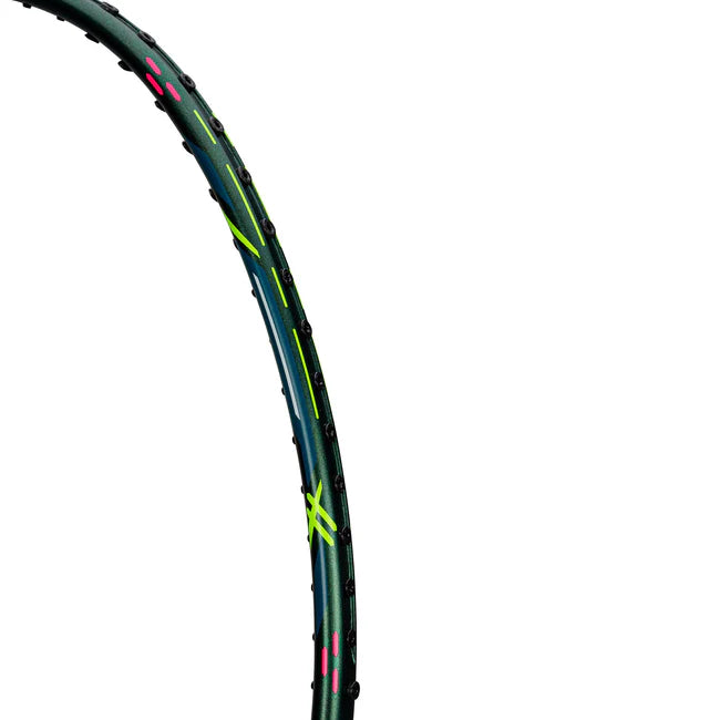 Li-Ning Axforce Cannon 4U Deep Teal Badminton Racket Unstrung by Li-Ning - back view - TopCricketStore