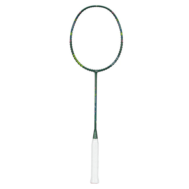Li-Ning Axforce Cannon 4U Deep Teal Badminton Racket Unstrung by Li-Ning - in-use view - TopCricketStore