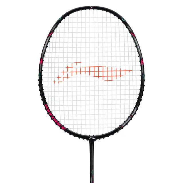Li-Ning Axforce Cannon Black Badminton Racket Unstrung by Li-Ning - close-up detail - TopCricketStore