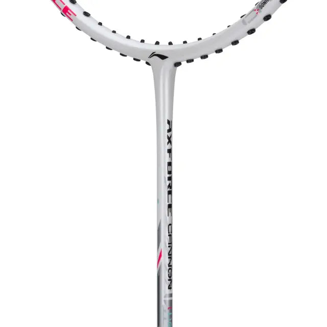 Li-Ning Axforce Cannon White Badminton Racket Prestrung by Li-Ning - packaging view - TopCricketStore