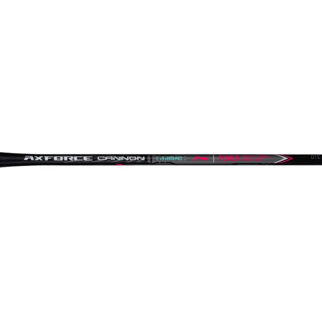 Li-Ning Axforce Cannon Black Badminton Racket Unstrung by Li-Ning - in-use view - TopCricketStore