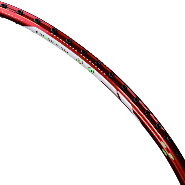 Li-Ning Axforce Cannon Pro 4U Molten Lava Badminton Racket Unstrung by Li-Ning - back view - TopCricketStore