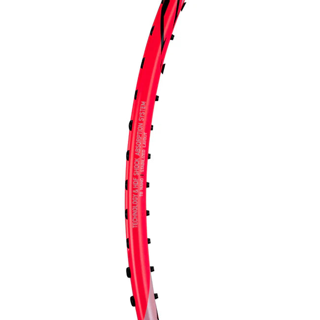 Li-Ning Halbertec 4000 Pearl White Neon Pink Badminton Racket Unstrung by Li-Ning - packaging view - TopCricketStore