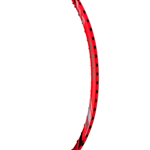 Li-Ning Halbertec 7000 Green / Orange Badminton Racket Unstrung by Li-Ning - close-up detail - TopCricketStore
