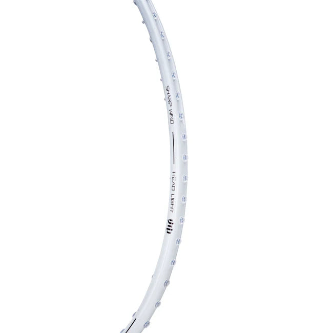 Li-Ning Turbo Charging Marshal Pearl White Badminton Racket Unstrung by Li-Ning - back view - TopCricketStore