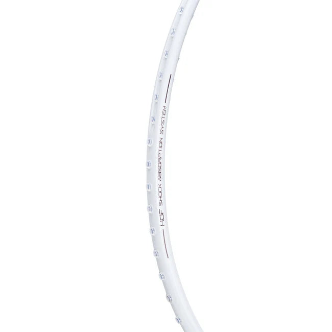 Li-Ning Turbo Charging Marshal Pearl White Badminton Racket Unstrung by Li-Ning - close-up detail - TopCricketStore