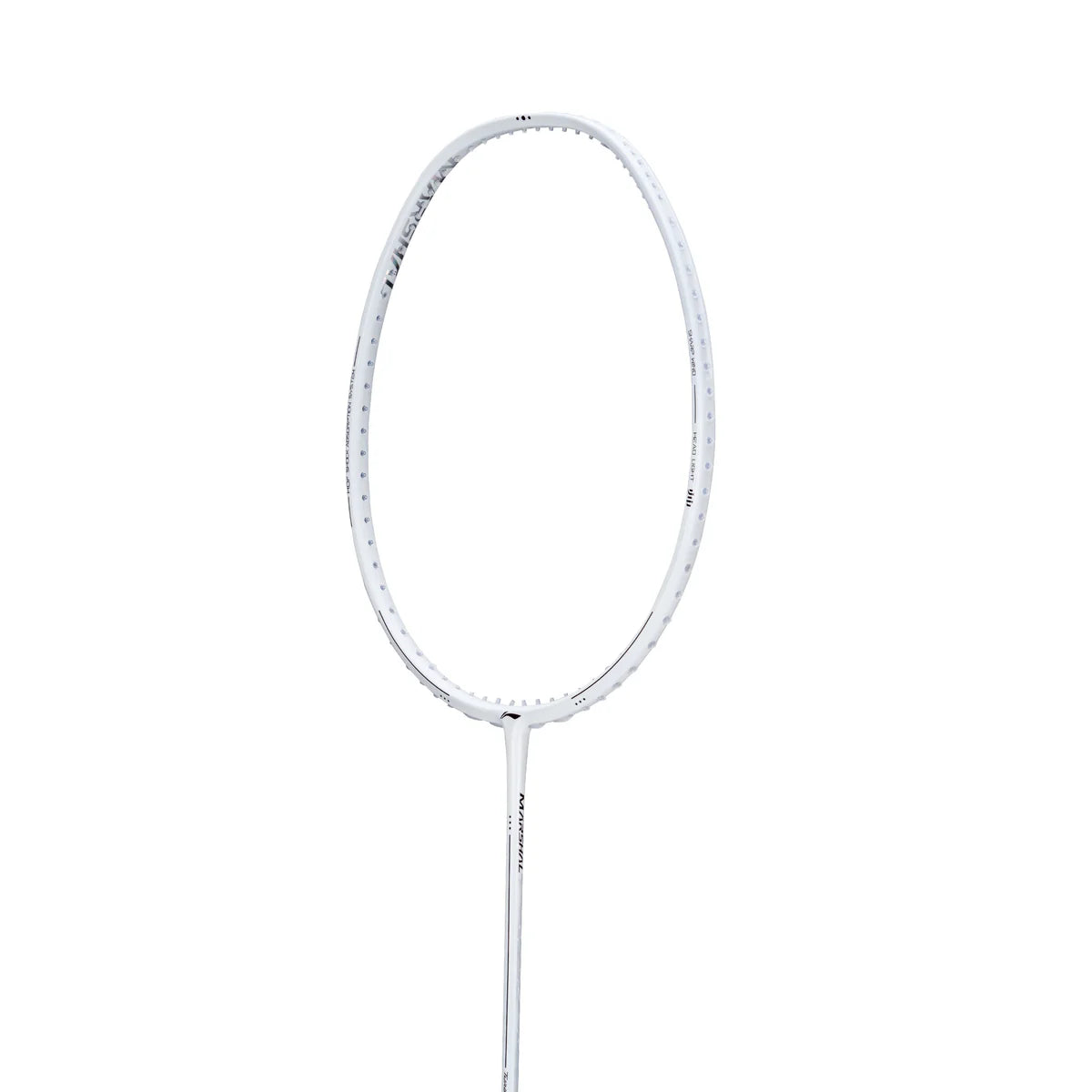 Li-Ning Turbo Charging Marshal Pearl White Badminton Racket Unstrung by Li-Ning - packaging view - TopCricketStore