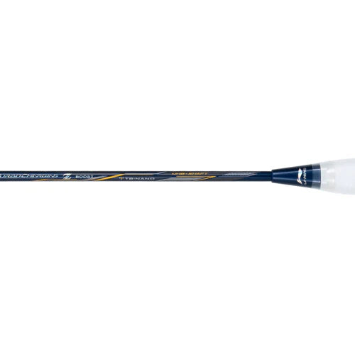 Li-Ning Turbo Charging Z Boost Navy / Silver Badminton Racket Prestrung by Li-Ning - packaging view - TopCricketStore