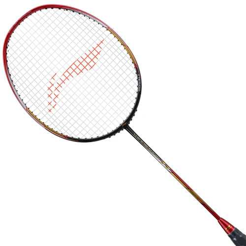 Li-Ning Windstorm 72 Black / Red Badminton Racket Unstrung - Made in China