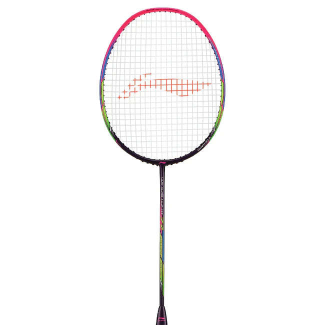 Li-Ning Windstorm 72 Purple / Pink Badminton Racket Unstrung by Li-Ning - back view - TopCricketStore