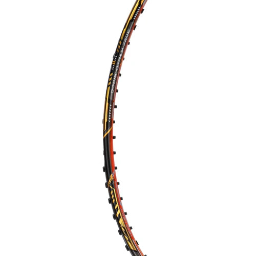 Li-Ning Windstorm 76 Black / Orange / Gold Badminton Racket Unstrung by Li-Ning - packaging view - TopCricketStore