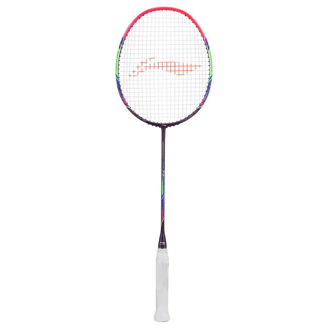 Li-Ning Windstorm Nano 73 Dark Purple / Pink Badminton Racket Unstrung by Li-Ning - packaging view - TopCricketStore