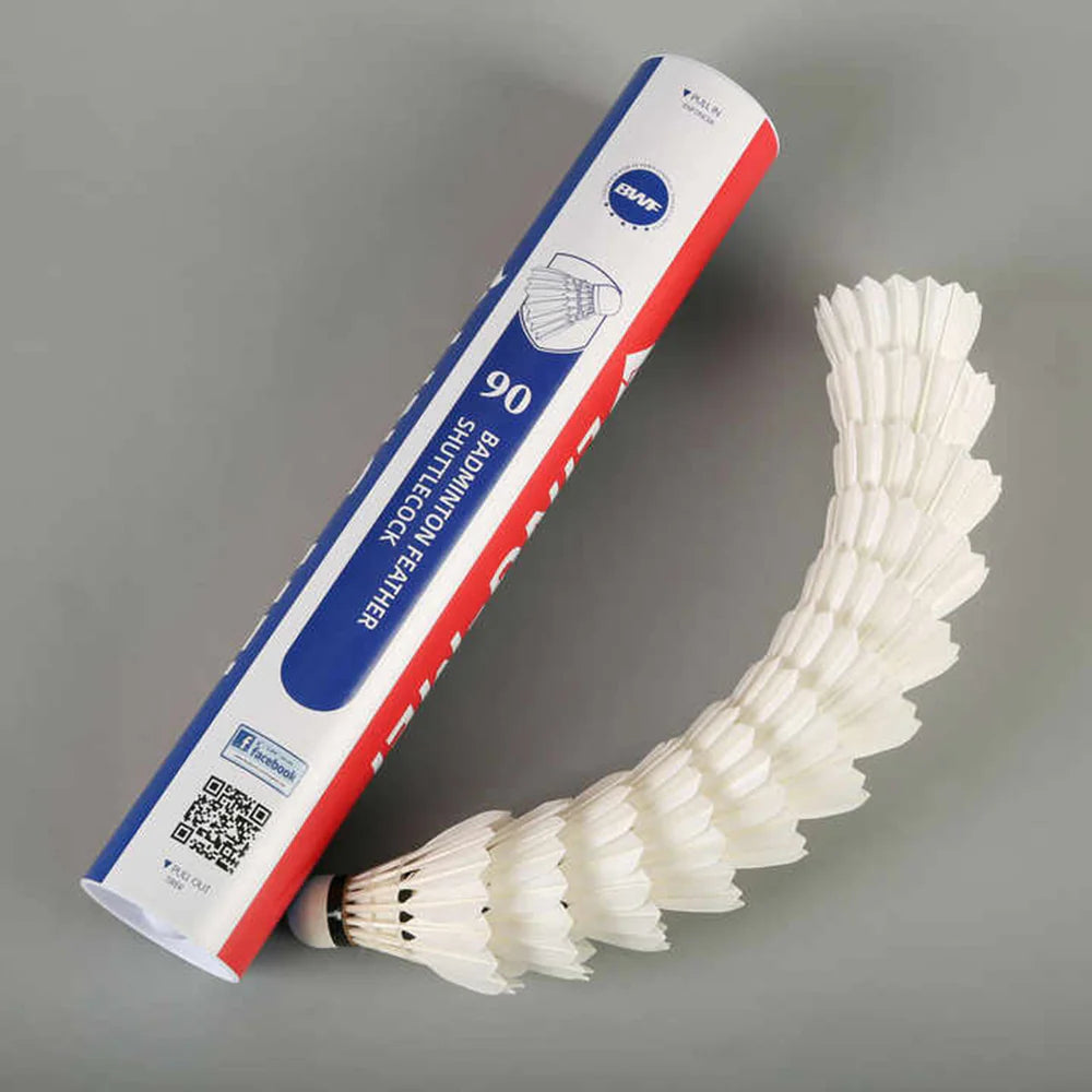 Ling-Mei 90 Feather Badminton Shuttlecocks