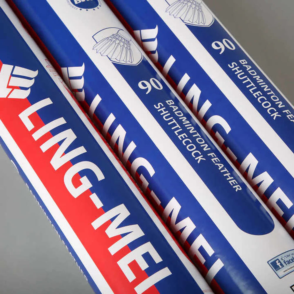 Ling-Mei 90 Feather Badminton Shuttlecocks