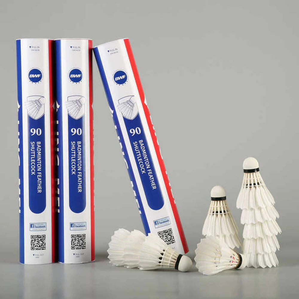Ling-Mei 90 Feather Badminton Shuttlecocks