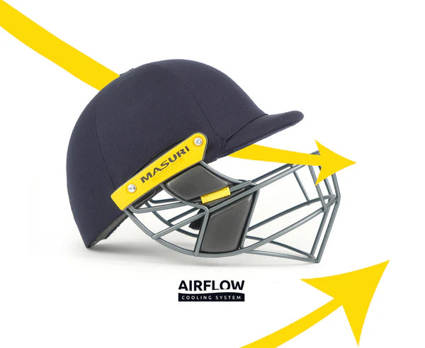 Masuri T-Line Titanium Cricket Helmet - Navy Masuri