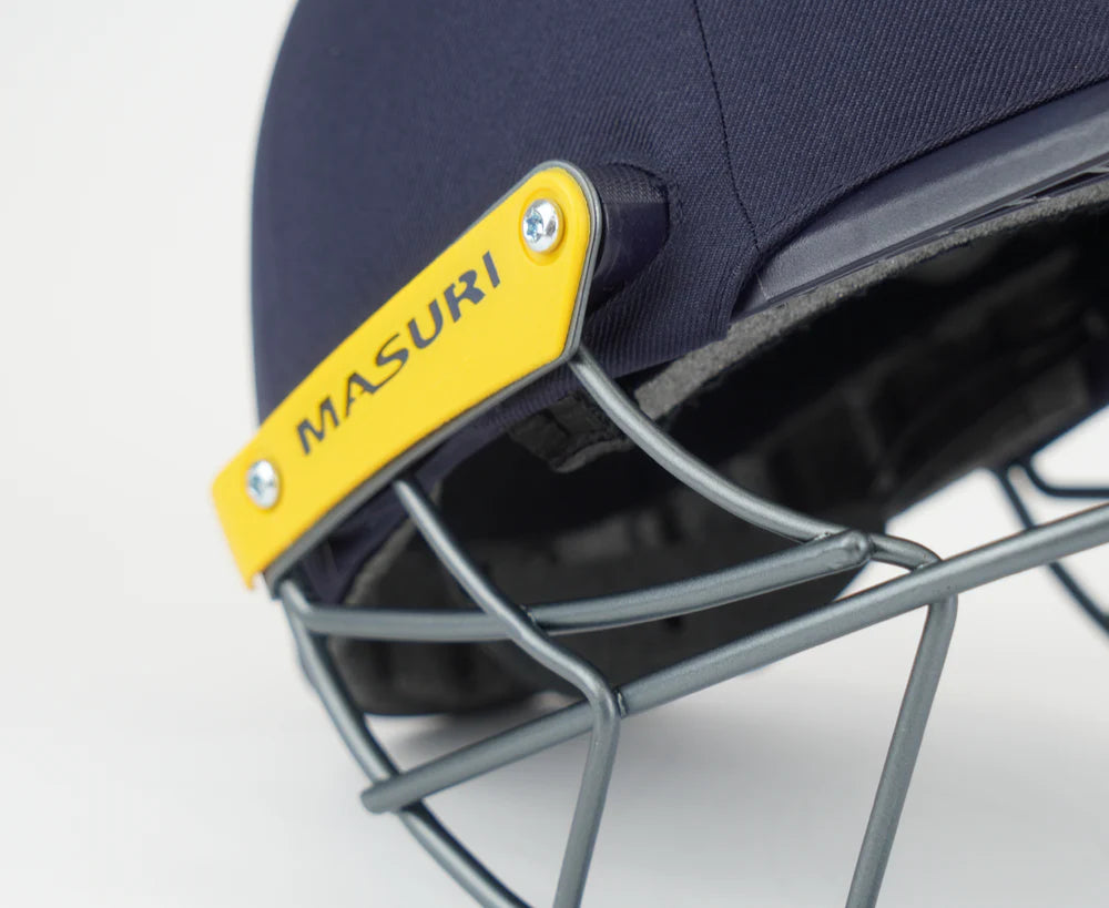 Masuri C - Line Plus Steel Cricket Helmet - NAVY