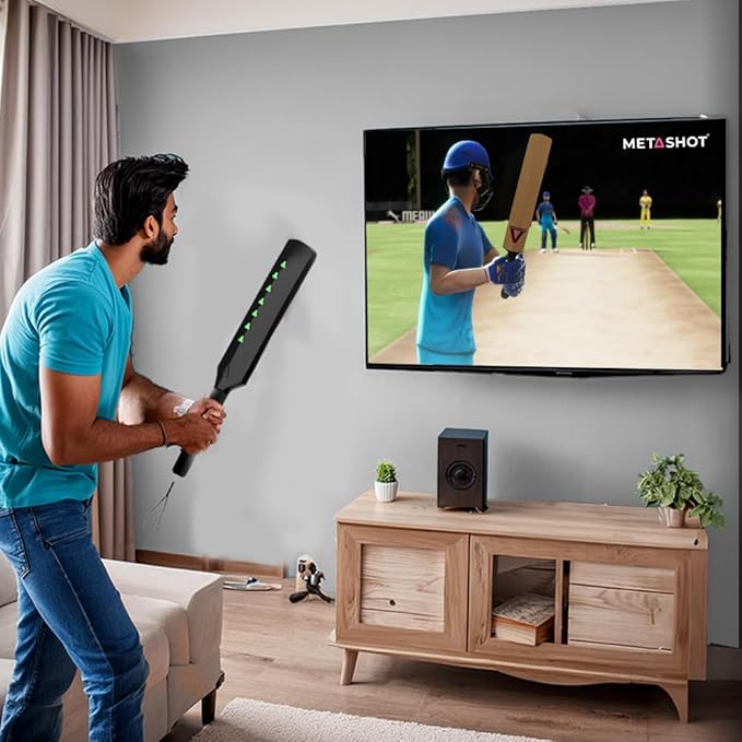 MetaShot Smart Cricket Bat (with TV Connector)– Redefining Virtual Play
