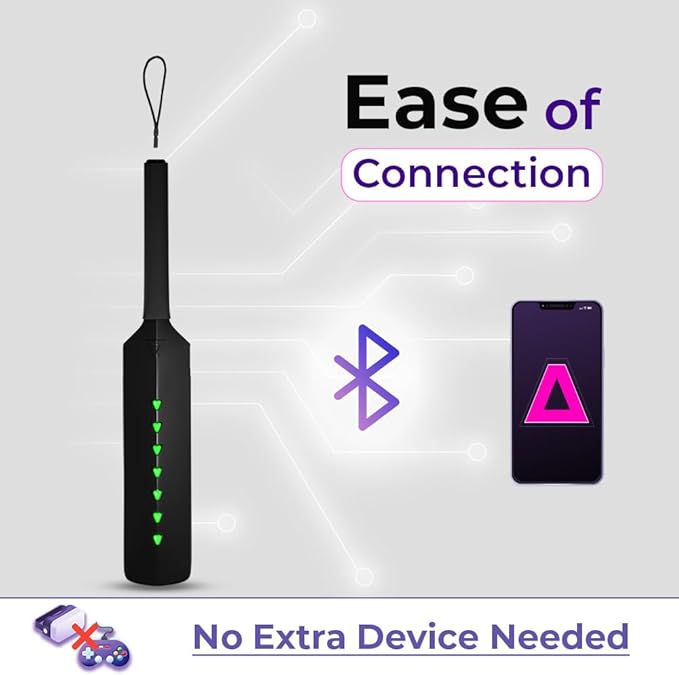 MetaShot Smart Cricket Bat (with TV Connector)– Redefining Virtual Play