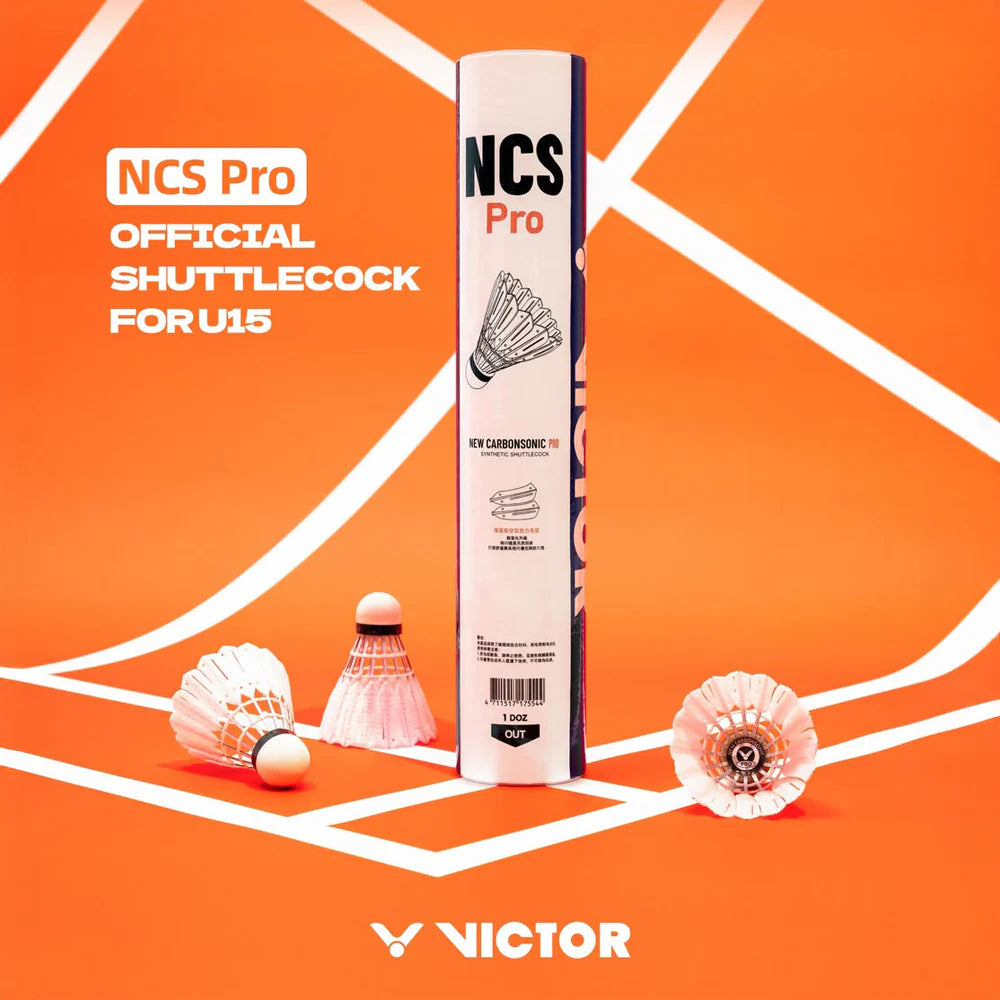 Victor New Carbon Sonic PRO Badminton Synthetic Shuttlecocks