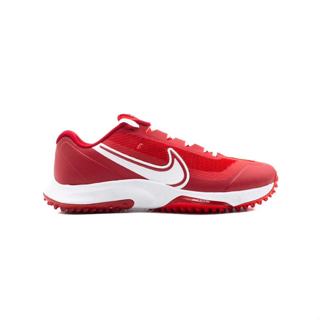 Nike React Vapor Drive 2 Red/White Cricket Rubber Spike Shoes-1-Top_Cricket_Store