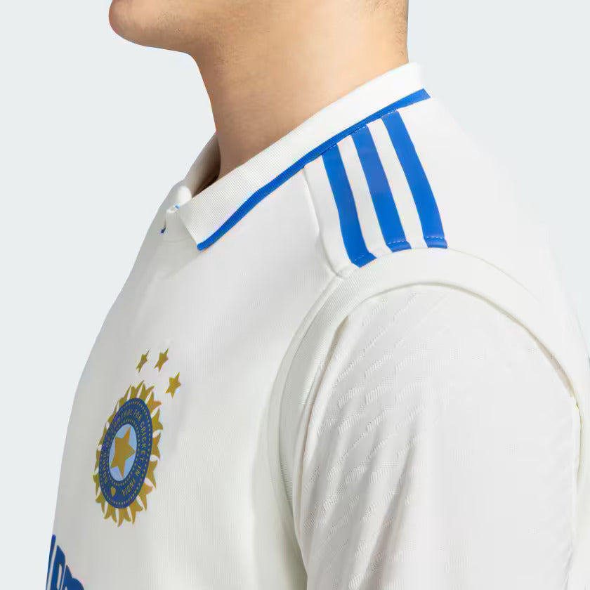 Original Adidas INDIA CRICKET TEST PULLOVER Sleeveless - MENS - 7 - Top Cricket Store