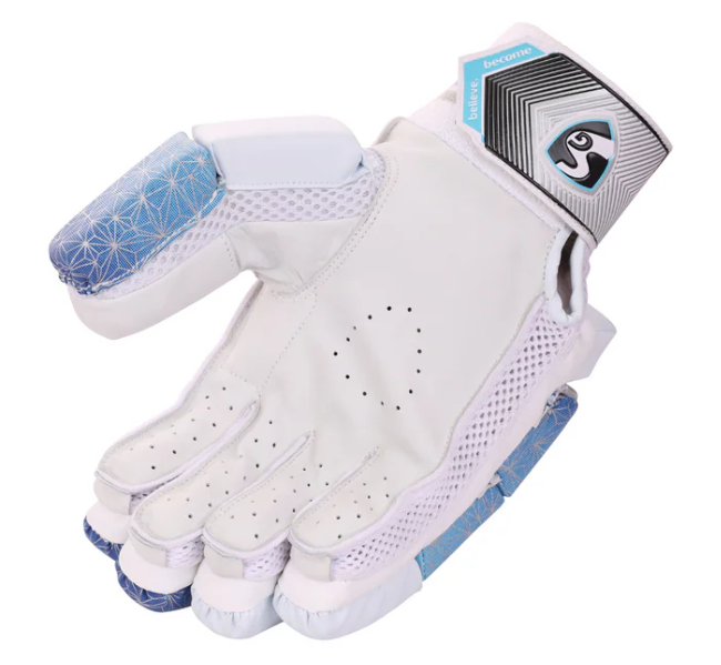 SG Litevate Blue Junior / Youth Cricket Gloves