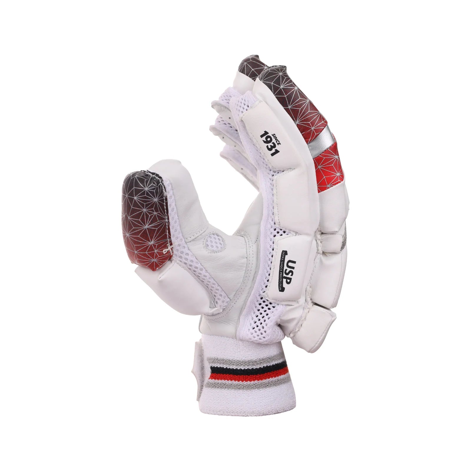 SG Prosoft Junior / Youth Cricket Batting Gloves Red