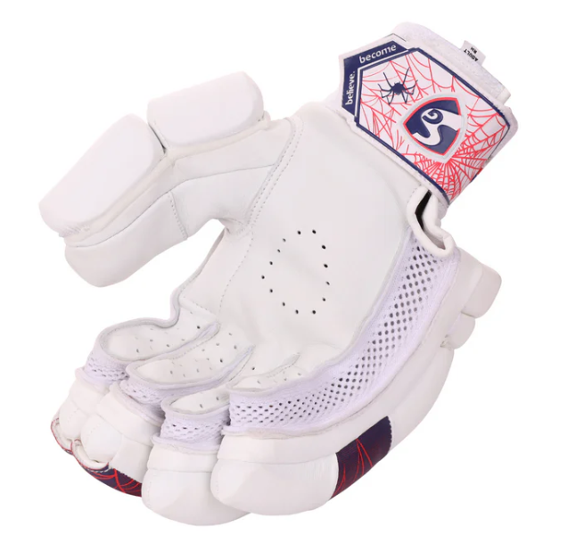 SG RP 17 Adult Cricket Batting Gloves (Red)