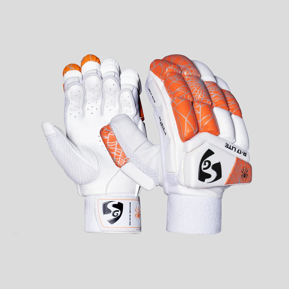 SG R-17 Lite Junior / Youth Cricket Batting Gloves (Orange) SG