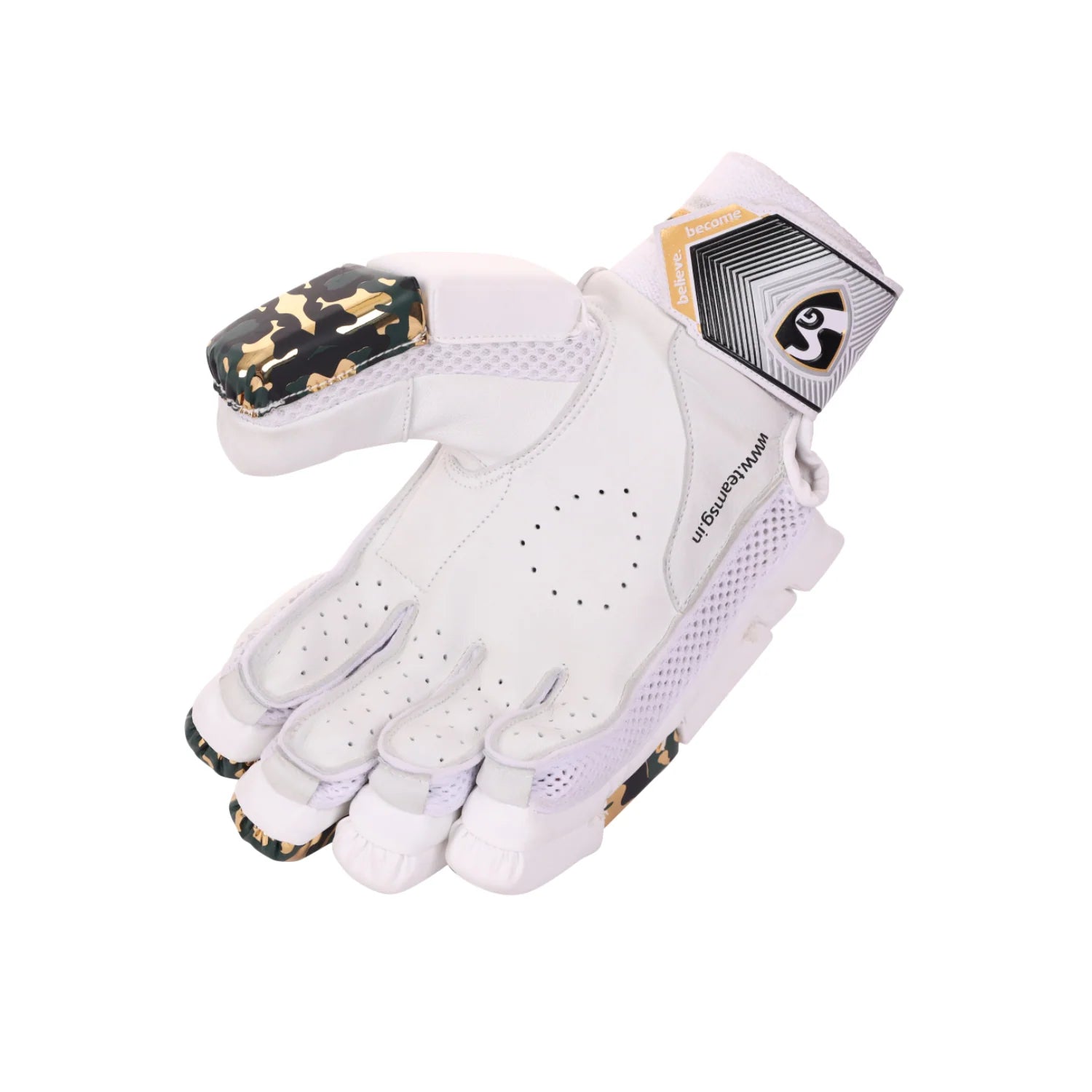SG Savage Lite Adult Cricket Batting Gloves Green