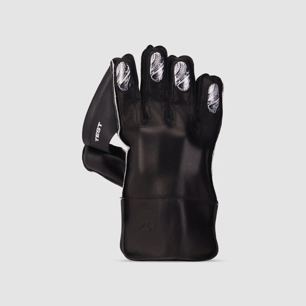 SG Test Adult Cricket Wicket Keeping Gloves (Black) SG
