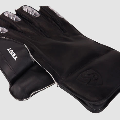 SG Test Adult Cricket Wicket Keeping Gloves (Black) SG