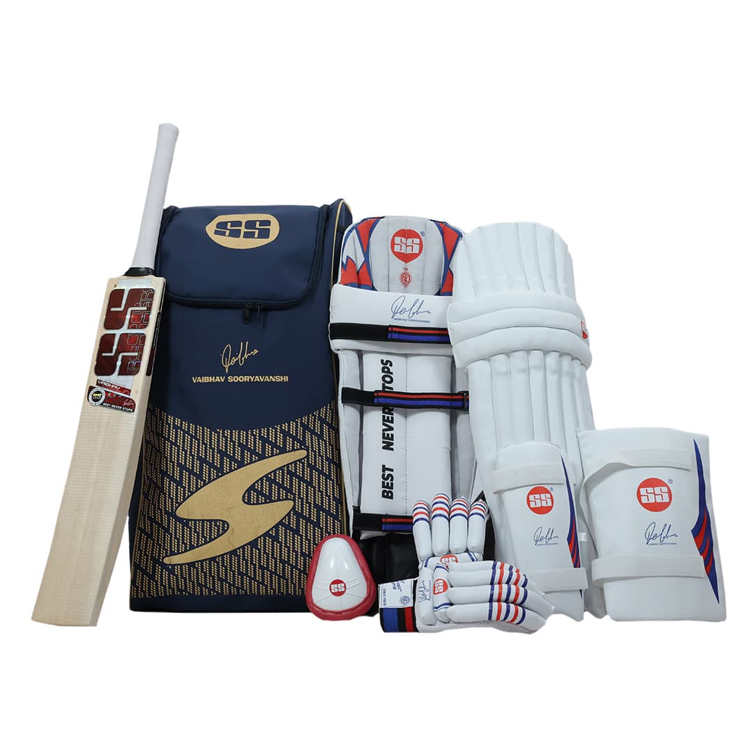 SS Vaibhav Sooryavanshi Kashmir Willow Adult Full Cricket Kit Set