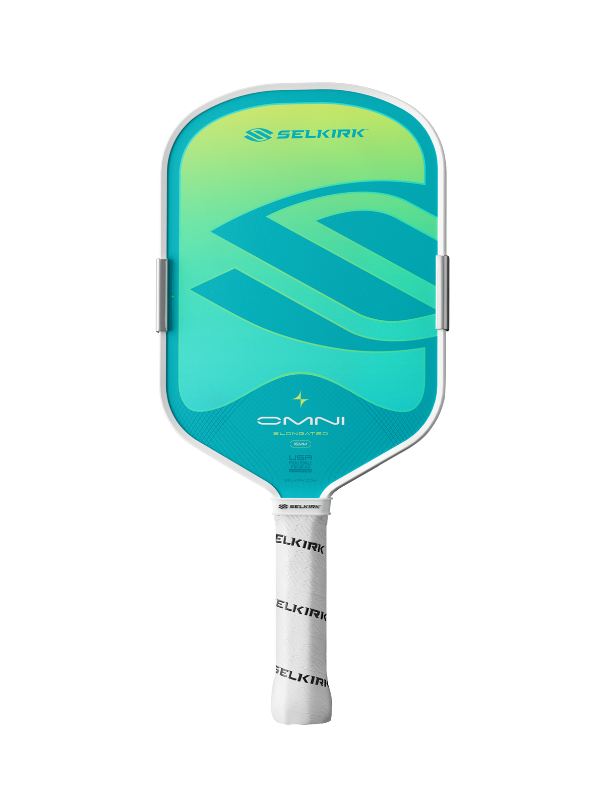 Selkirk OMNI Elongated Pickleball Paddle - Calypso Limited Edition by Selkirk - front view - TopCricketStore