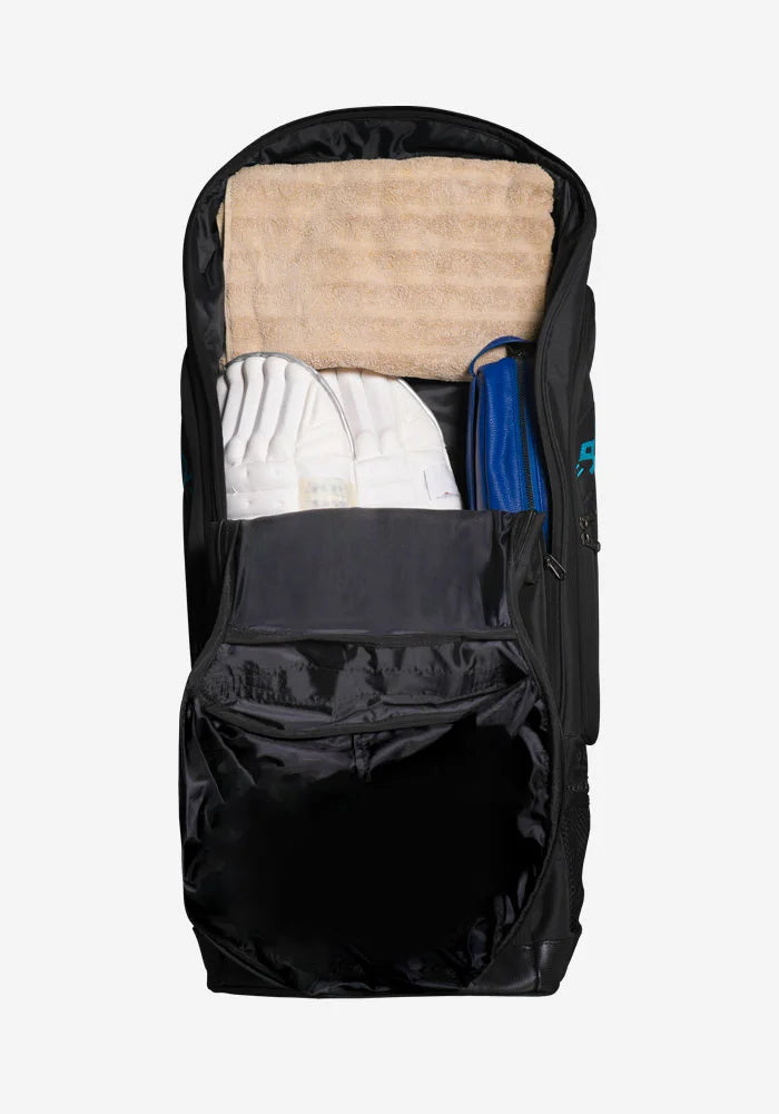 Shrey Meta 100 Cricket Duffle Kit Bag by SHREY - in-use view - TopCricketStore