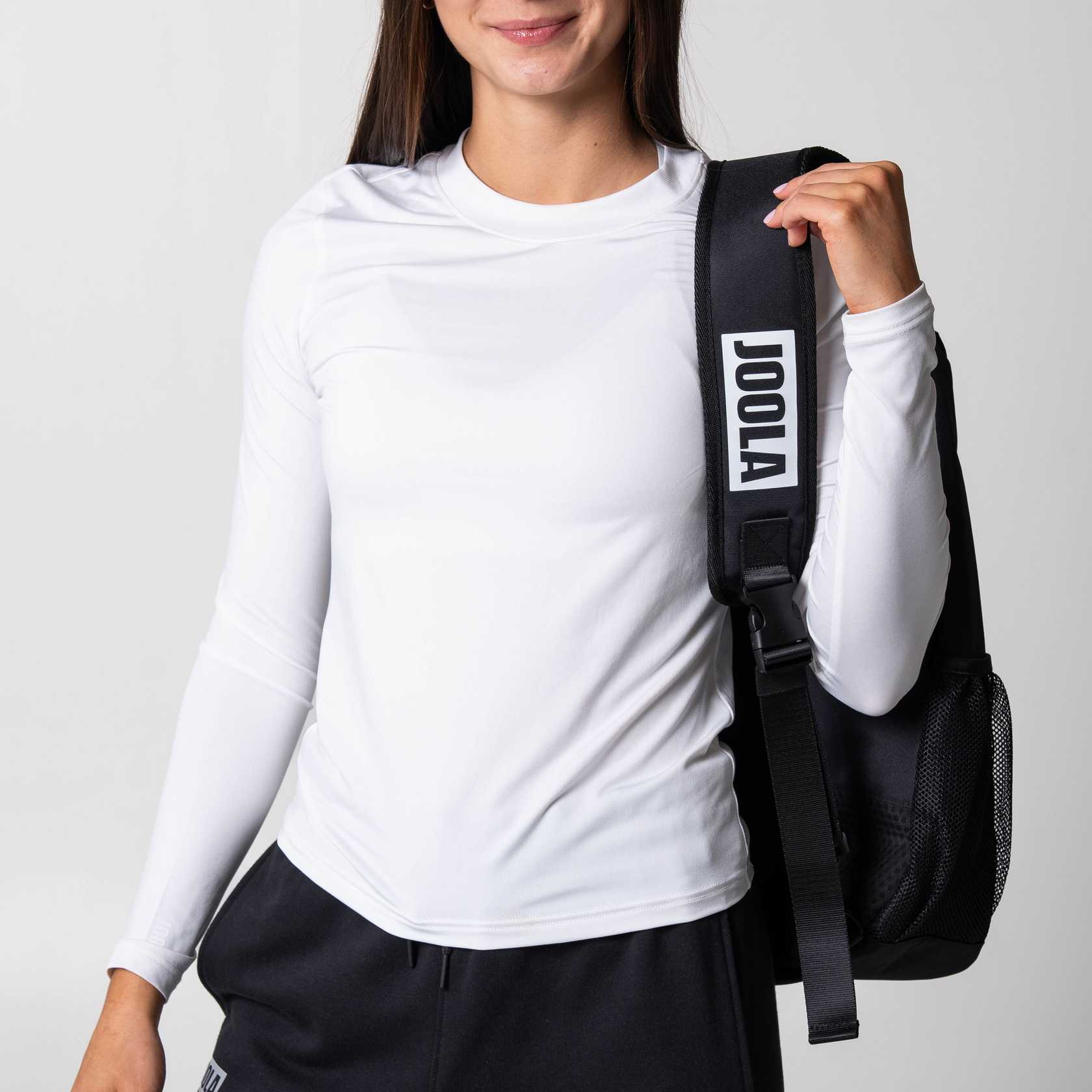 JOOLA Everyday Sling Bag water bottle compartment detail