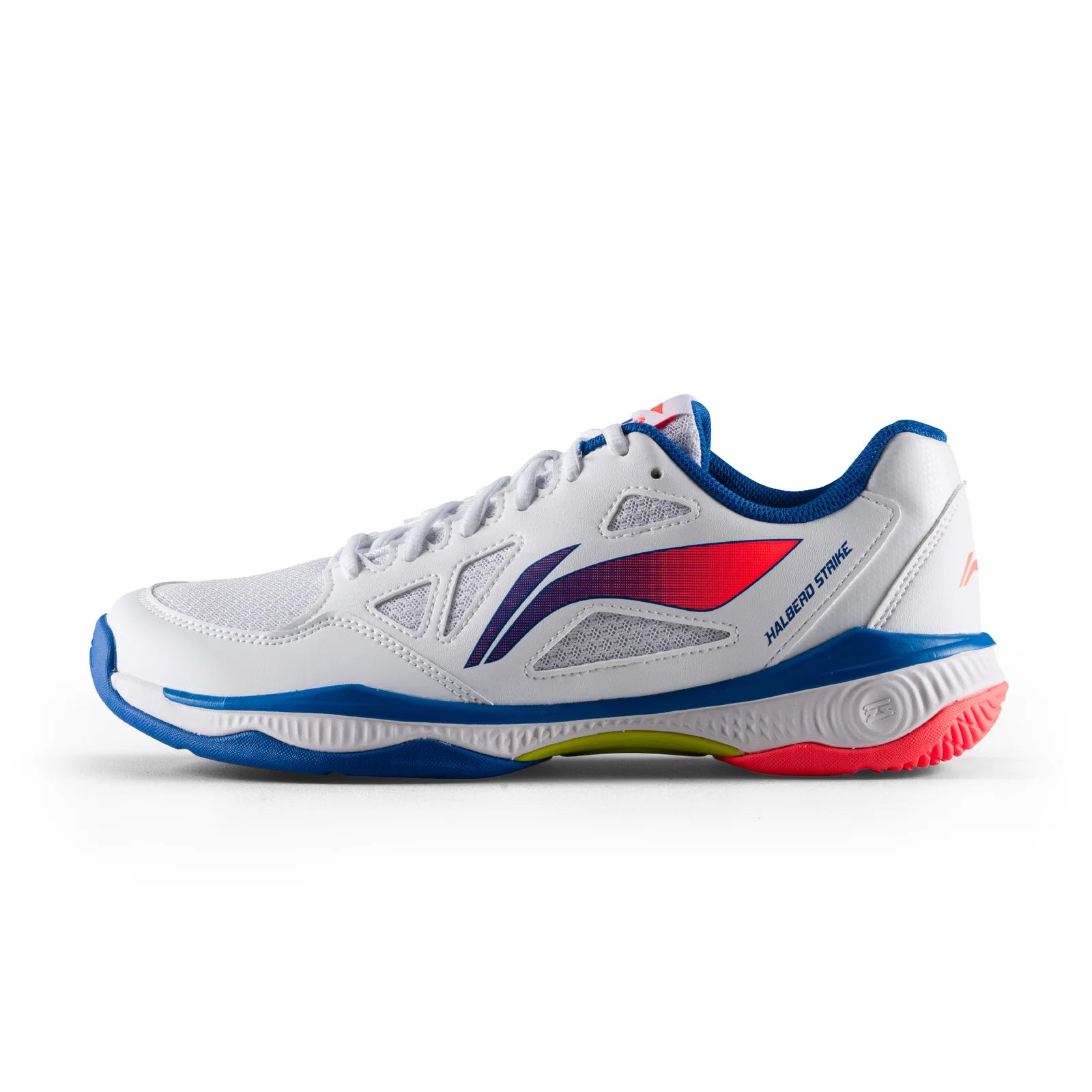 Li-Ning Halberd Strike White/Blue Non-Marking Badminton Shoes