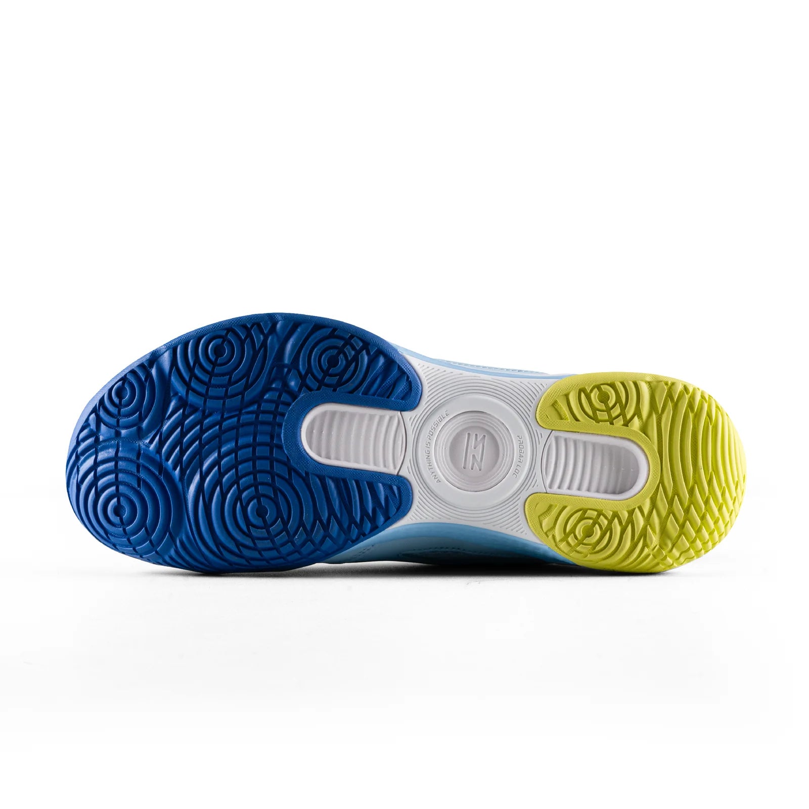 Heel view of Li-Ning Halberd Strike Badminton Shoes showing cushioning technology