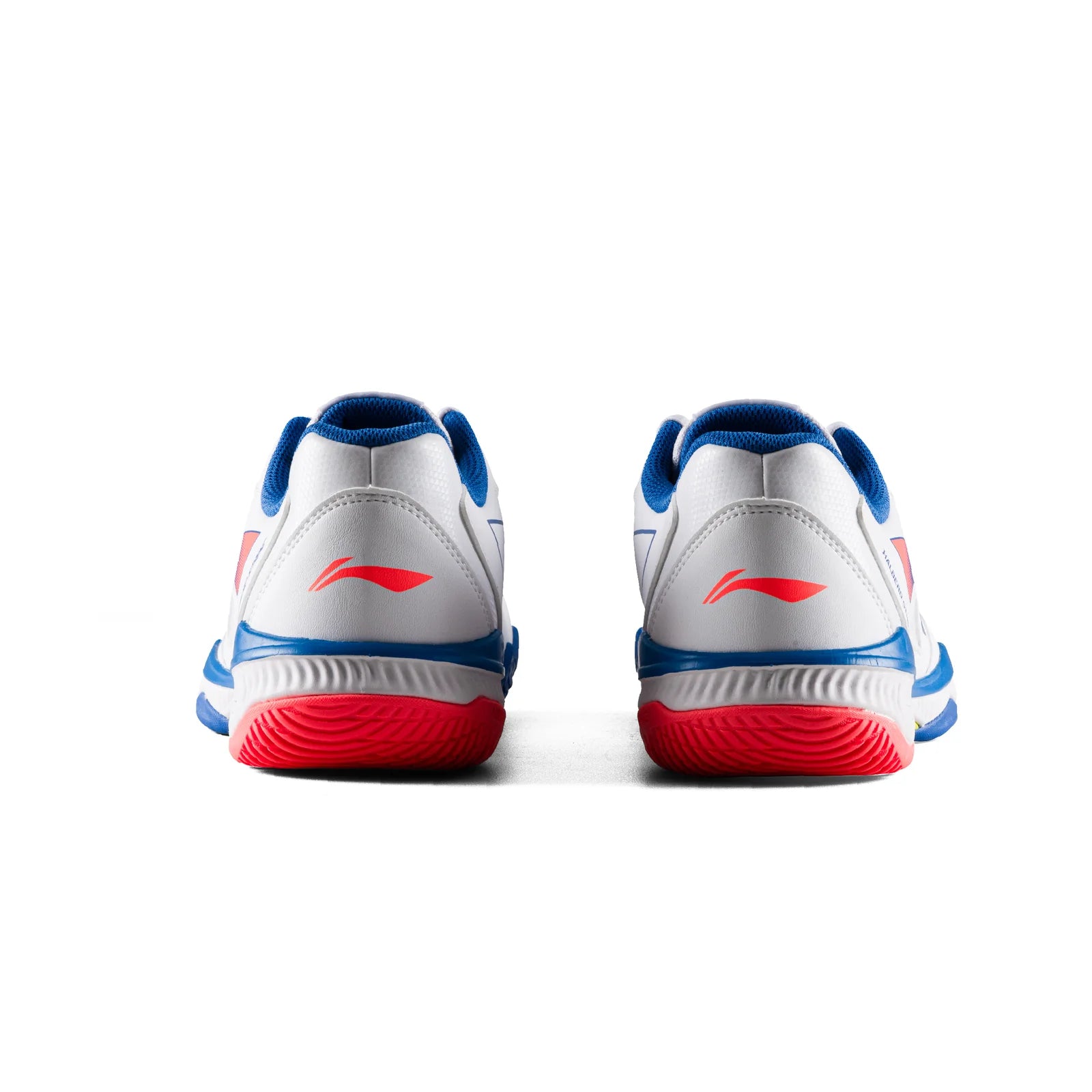 Li-Ning Halberd Strike White/Blue Non-Marking Badminton Shoes by Li-Ning