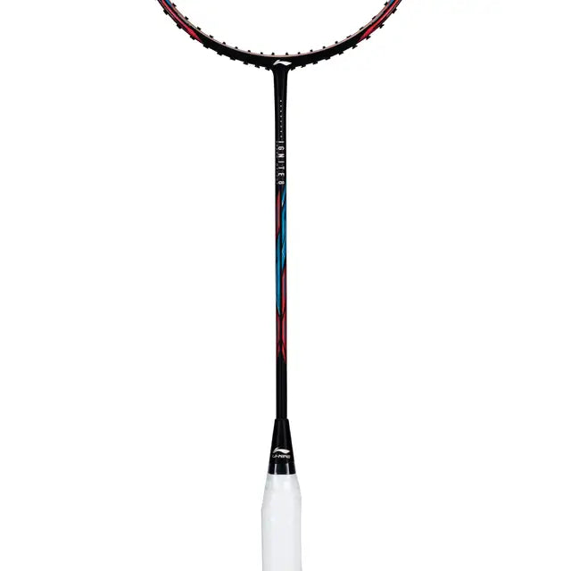 Li-Ning IGNITE 8 (Black MapleRed RealTeal) Badminton Racket Prestrung by Li-Ning - view 7 - TopCricketStore