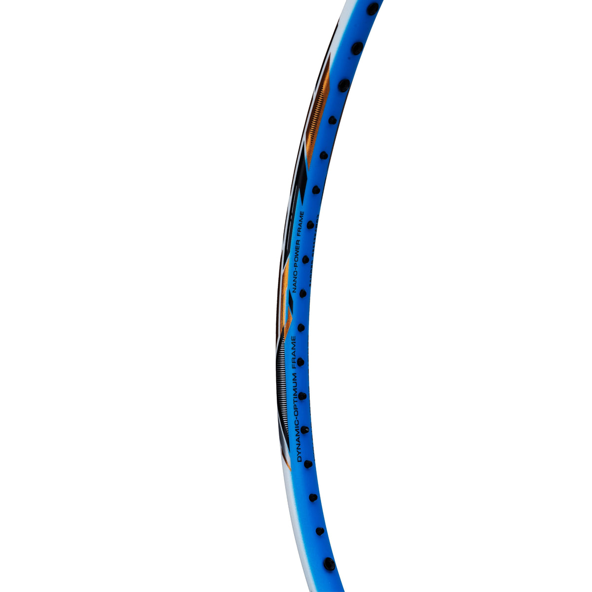 Li-Ning Ignite 8 Pearl White / Blue Badminton Racket by Li-Ning - alternate view 4 - TopCricketStore