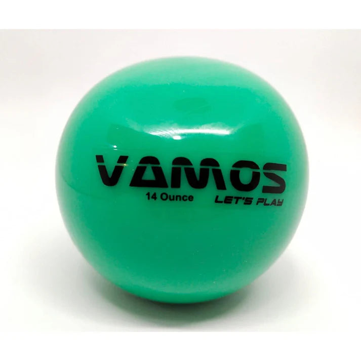 Vamos Cricket Green Training Power Balls 14 Ounce