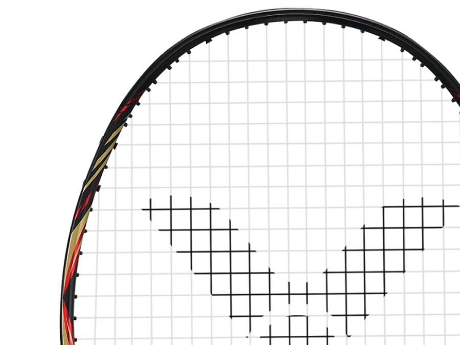 Victor DriveX 888H C Black Badminton Racket by Victor - in-use view - TopCricketStore